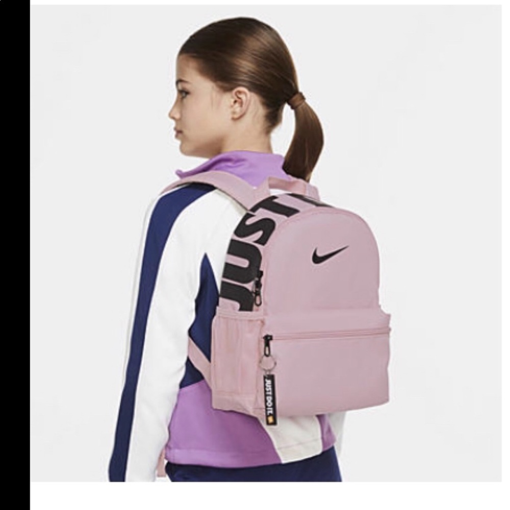 JDI Backpack pink mini backpack girls sweet pink color Nike Kids 1 time used